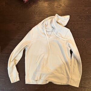 Amazon Essentials Cream Sweater in a medium